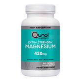 Qunol frasco frontal mostrando 240 cápsulas y alta concentración