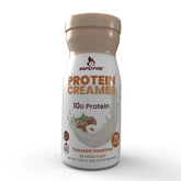 Rapid Fire frasco frontal mostrando etiqueta y sabor avellana, aporta proteína conveniente