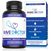Rave Doctor frontal del envase mostrando diseño y claridad de uso