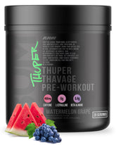 RAW Thuper Thavage frente del envase mostrando diseño y beneficio energizante
