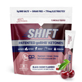 Real Ketones empaque frontal cereza negra destacando sabor y sin azúcar