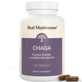 Real Mushrooms frente del empaque mostrando diseño y beneficios