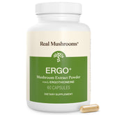 Real Mushrooms frontal del envase mostrando diseño y beneficios