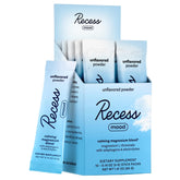 Recess envase frontal sin sabor mostrando presentación y conveniencia