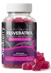Redberry Organics frente del envase mostrando diseño y dosis clara