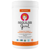 Regular Girl vista frontal del envase mostrando diseño y beneficio de 90 días