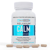 Relaxium Calm frente del envase mostrando marca y beneficios de calma