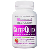Relaxium frente del empaque berry mostrando 100 porciones y beneficios