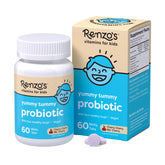 Renzo's envase frontal del producto mostrando la etiqueta y beneficios