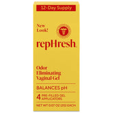 RepHresh frente del empaque mostrando el contenido y beneficio de control de olor
