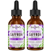 Resciency envase frontal de Saffron Drops mostrando etiqueta clara