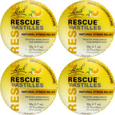 RESCUE pastilles embalaje frontal mostrando sabor naranja y saúco y conveniencia