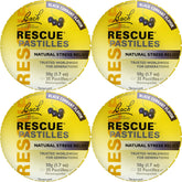 RESCUE pastilles frente del envase mostrando sabor grosella y formato práctico