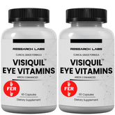 Research Labs empaque frontal que muestra fórmula AREDS 2 y beneficios visibles
