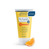 Researched Nutritionals frente del tubo mostrando diseño y beneficios visibles