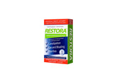 Restora envase frontal mostrando etiqueta clara y beneficios visibles