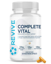 Revive Complete Vital frente del envase mostrando 120 cápsulas y etiqueta clara