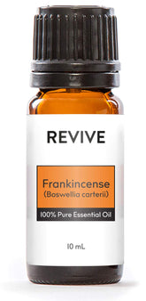REVIVEEO frasco delantero de incienso Boswellia carterii, etiqueta clara y beneficio aromático