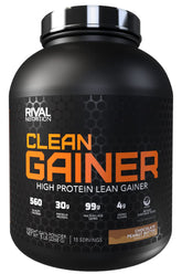 RIVAL NUTRITION frasco frontal mostrando diseño y tamaño 5 lb y conveniencia