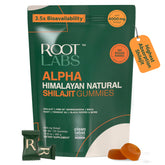 ROOT LABS envase frontal mostrando 120 gomitas y beneficios claros