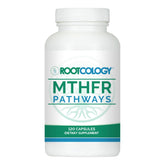 Rootcology MTHFR Pathways frontal del envase mostrando diseño y cantidad 120 cápsulas