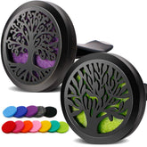 RoyAroma locket frontal mostrando diseño Árbol de la Vida y acabado elegante