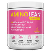 RSP NUTRITION AminoLean frente del envase mostrando diseño y beneficios