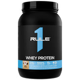 Rule 1 Proteins envase frontal Café Mocha mostrando raciones y marca