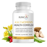 RUNICA frente del envase mostrando la formulación 4-in-1 y beneficios visibles