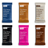 RXBAR frontal del paquete mostrando variedad y conveniencia