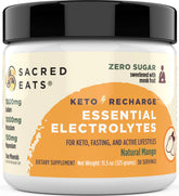 Sacred Eats frontal envase mostrando etiqueta y servicios, confianza y transparencia