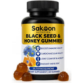 Sakoon Nutrition envase frontal mostrando 60 gominolas y beneficios claros