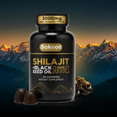 Sakoon nutrition frente del empaque mostrando gomitas y beneficios principales