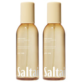 Saltair pack frontal Shea Soleil mostrando las dos botellas y beneficio de fragancia duradera
