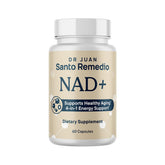 Santo Remedio envase frontal mostrando 30 porciones y beneficios energéticos