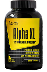 Sapir's Nutrition Alpha frente del envase mostrando diseño y confianza