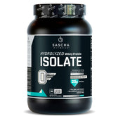 SASCHA FITNESS envase frontal Cookies & Cream, transmite confianza y pureza