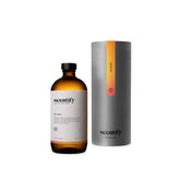 Scentify botella frontal MIAMI 470 ml mostrando etiqueta elegante y beneficio aromático