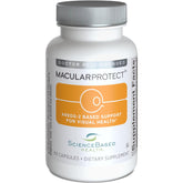 ScienceBased Health frasco frontal mostrando la fórmula AREDS2 y beneficios visibles