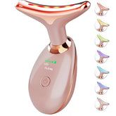 SDKWDH vista frontal del masajeador rosa oro, diseño portátil y elegante