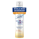 Secret aerosol frontal Citrus & Melon mostrando envase y beneficio de frescura