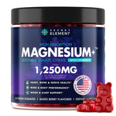 Secret Element envase frontal que muestra 60 gominolas y beneficios claros