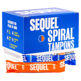 Sequel caja frontal mostrando 32 tampones y combinación Regular y Super