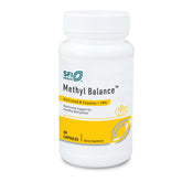 SFI Health Methyl Balance frasco frontal mostrando la etiqueta y beneficio de formulación activa