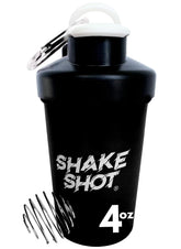 Shake Shot vista frontal negro con diseño compacto y mezcla rápida