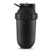 SHAKESPHERE vista frontal de la botella matte black, elegante y profesional