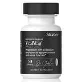 Shaklee Sustained Release VitalMag vista frontal con beneficio de liberación prolongada