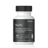 Shaklee envase frontal de Vita‑D3 2000 IU mostrando la cantidad y marca, conveniencia