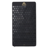 ShaktiMat frontal premium negra mostrando cobertura completa y confort