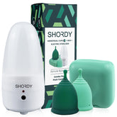 SHORDY kit frontal con copas y esterilizador, solución higiénica